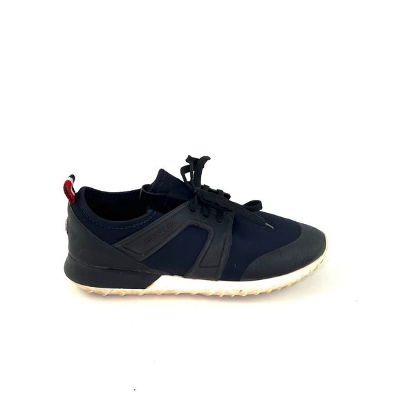 Authentic Moncler Black Neoprene Sneakers 41 10.5US - Picture 1 of 8